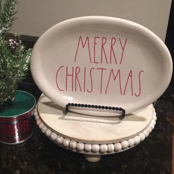 Rae Dunn “Merry Christmas” ceramic plates. - Picture 9 of 15